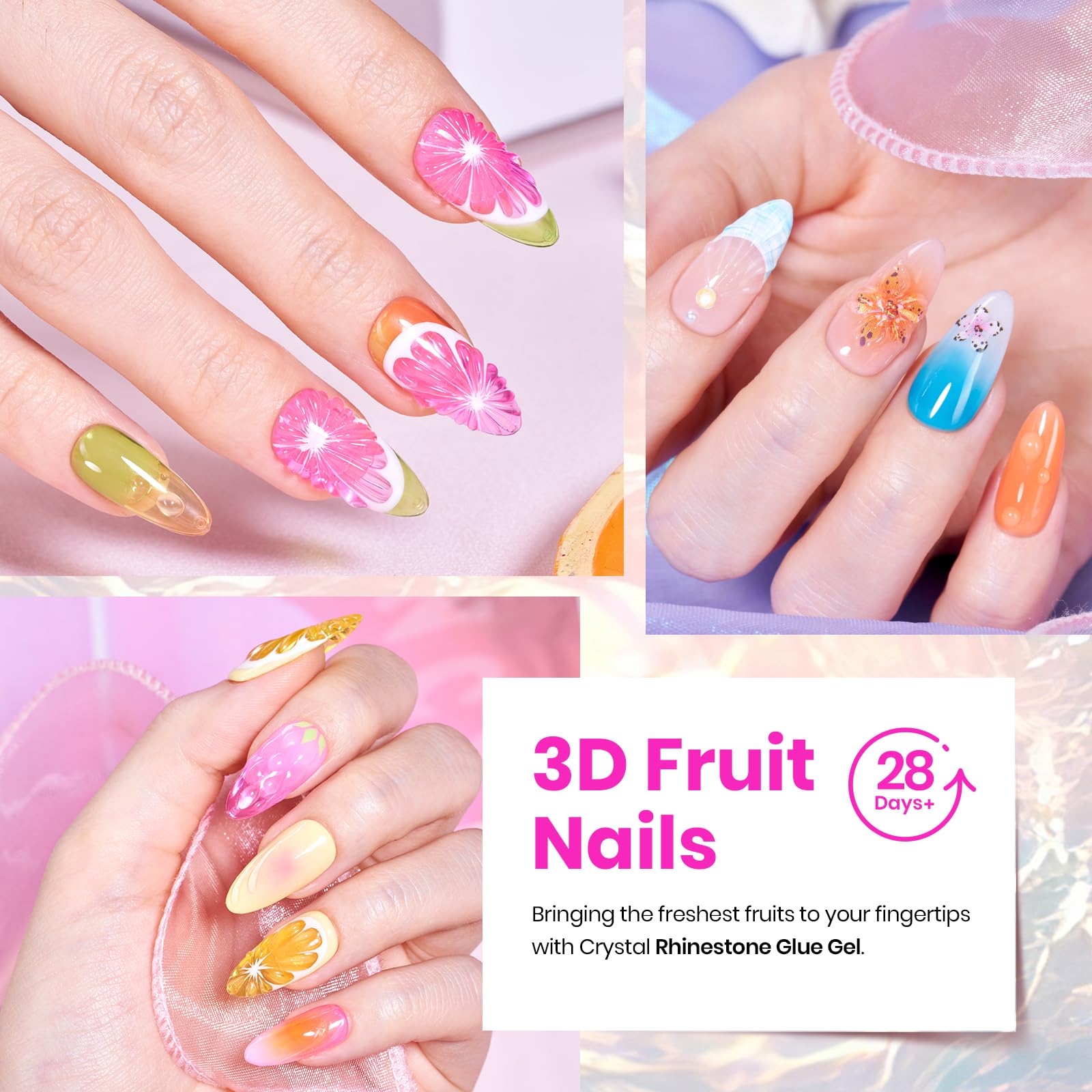 Amazon.com: Beetles Jelly Gel Nail Polish Set, 20 Colors Neon
